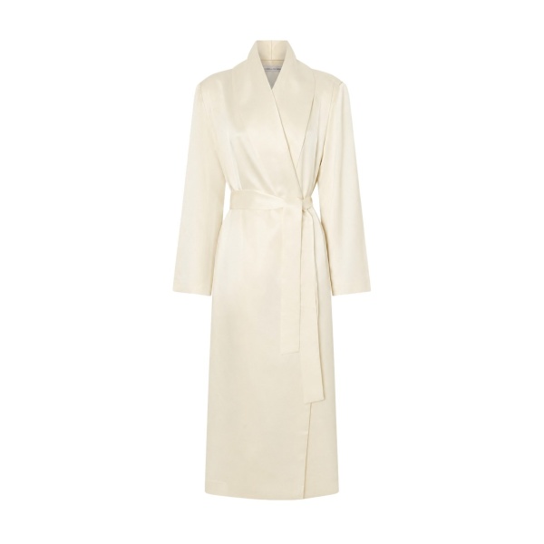 Camilla and Marc Arion Shawl Collar Dress in Cream | Dresses | Luxury Shoes 