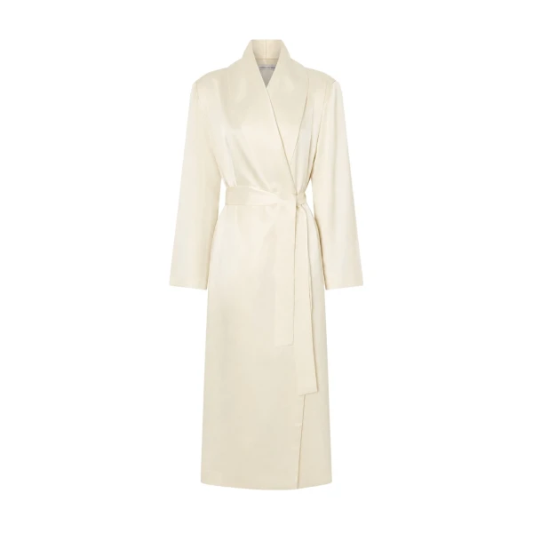 Arion Shawl Collar Dress in Cream