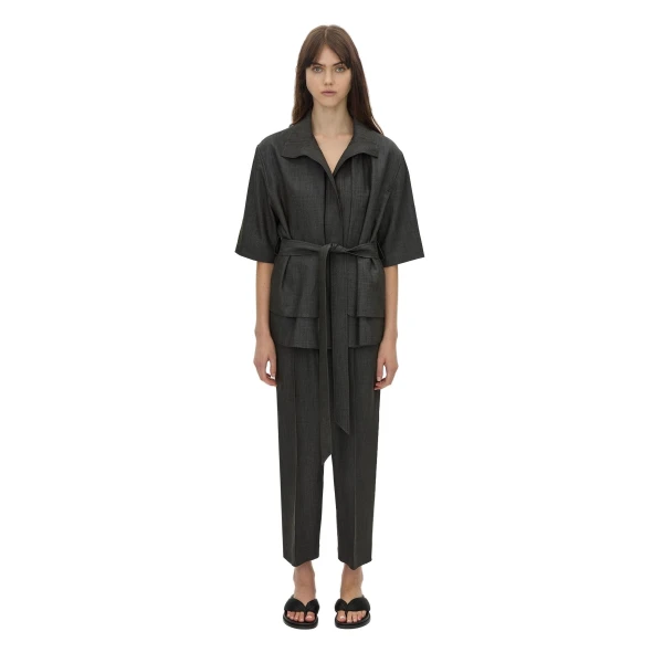 Camilla and Marc Arlowe Crop Pant in Denim Navy