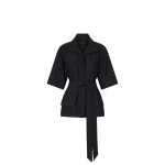 Camilla and Marc Arlowe Short Sleeve Jacket in Denim Navy | Jackets | Luxury Shoes 