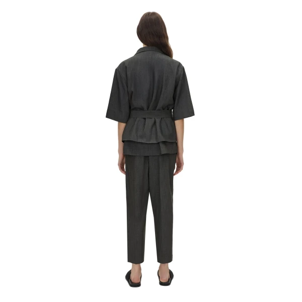 Camilla and Marc Arlowe Short Sleeve Jacket in Denim Navy