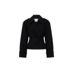 Camilla and Marc Asena Short Trench in Black | Coats | Luxury Shoes 