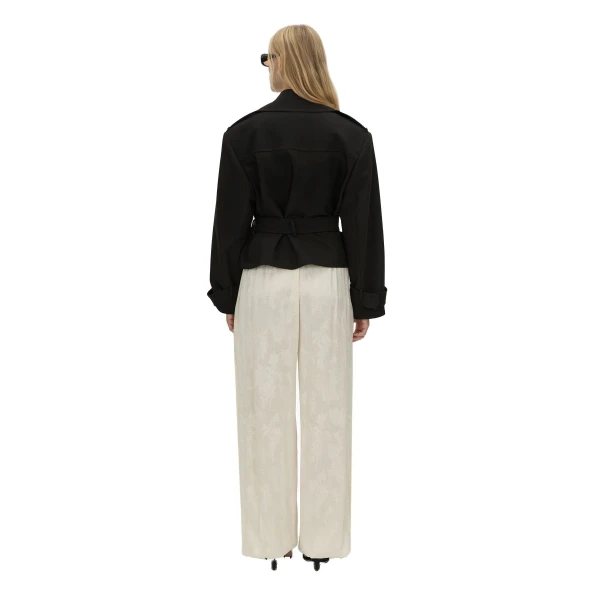 Camilla and Marc Asena Short Trench in Black