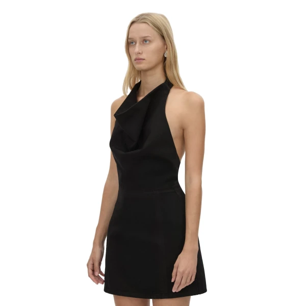 Camilla and Marc Aubrey Denim Mini Dress in True Black