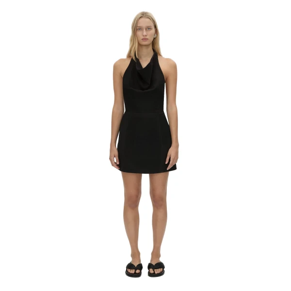 Camilla and Marc Aubrey Denim Mini Dress in True Black