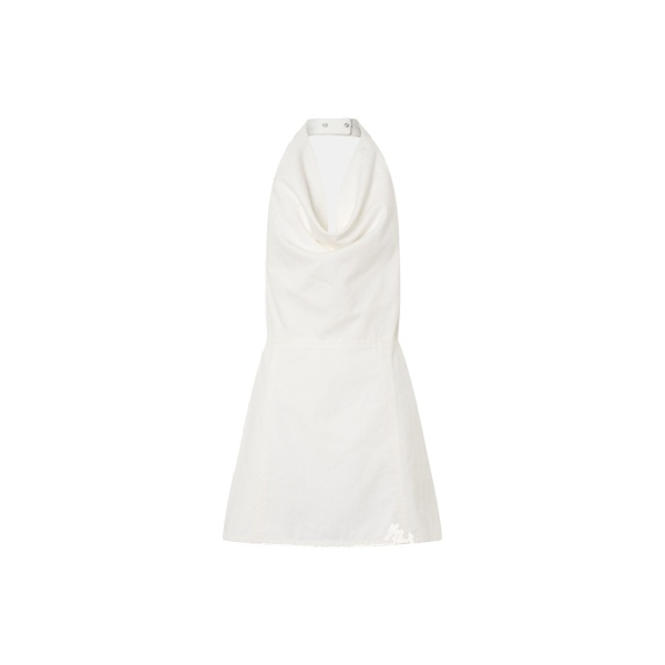 Camilla and Marc Aubrey Denim Mini Dress in White Neps | Dresses | Luxury Shoes 