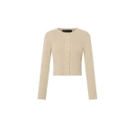 Camilla and Marc Aubrey Long Sleeve Rib Top in Latte | Tops | Luxury Shoes 