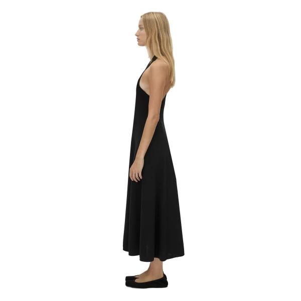 Camilla and Marc Aurore Knit Midi Fitted Dress in Black