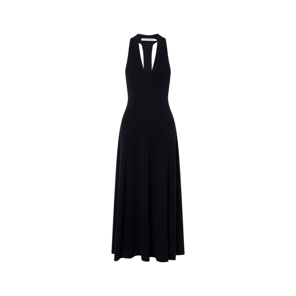 Camilla and Marc Aurore Knit Midi Fitted Dress in Black | Dresses | Luxury Shoes 