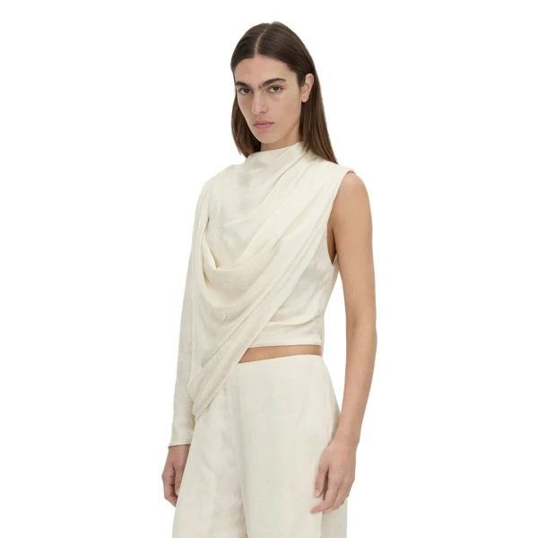 Camilla and Marc Avis Drape Top in Cream