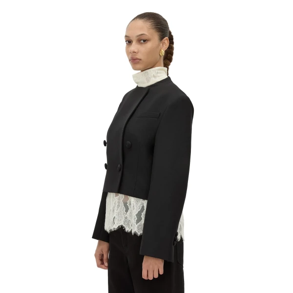 Camilla and Marc Caius Relaxed Cropped Blazer in Black