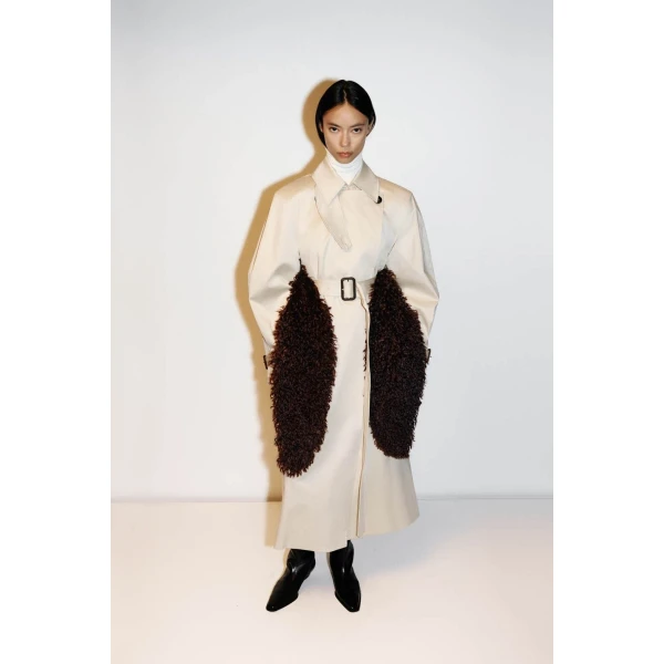 Camilla and Marc Calen Trench Coat in Stone