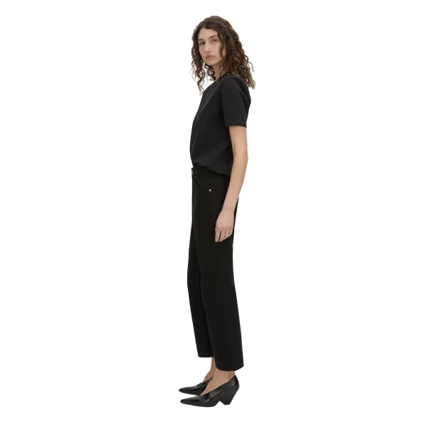 Camilla and Marc Carmen Shoulder Pad Tee in Black