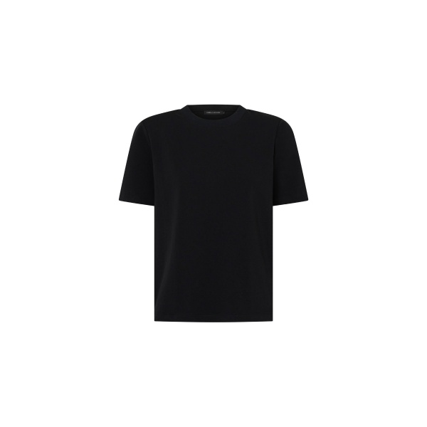 Camilla and Marc Carmen Shoulder Pad Tee in Black | Tops | Luxury Shoes 
