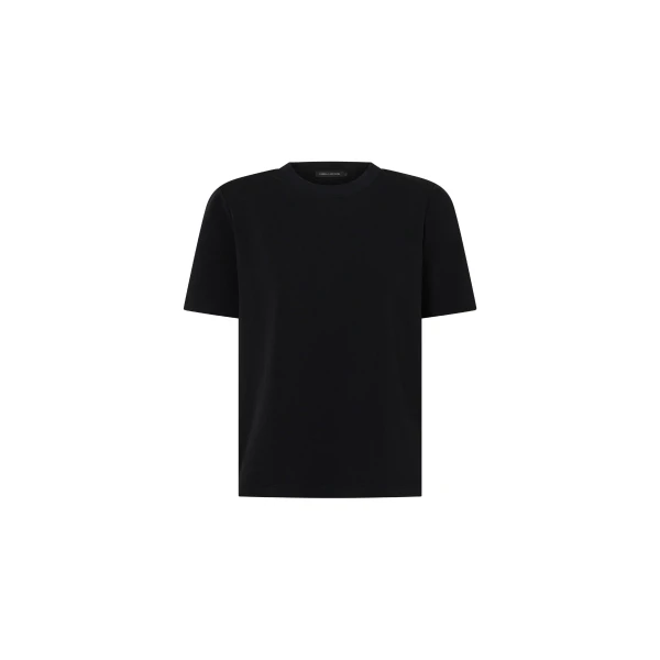 Camilla and Marc Carmen Shoulder Pad Tee in Black | Tops | Luxury Shoes 