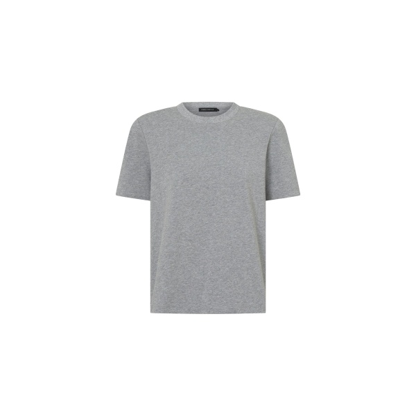 Camilla and Marc Carmen Shoulder Pad Tee in Grey Marle | Tops | Luxury Shoes 