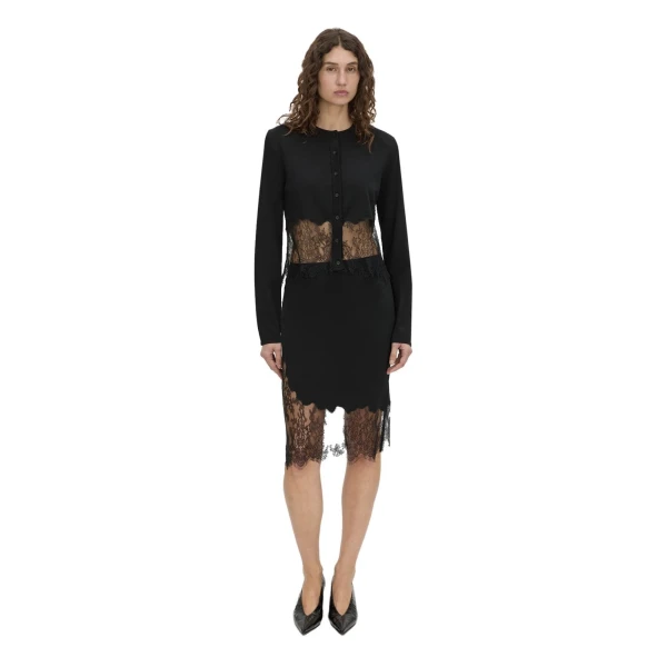 Camilla and Marc Cayana Lace Knit Skirt in Black