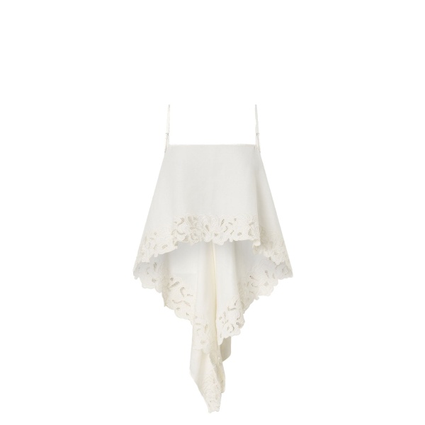 Camilla and Marc Chara Embroidered Cami in Cream | Tops | Luxury Shoes 