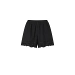 Camilla and Marc Chara Embroidered Short in Black | Shorts | Luxury Shoes 