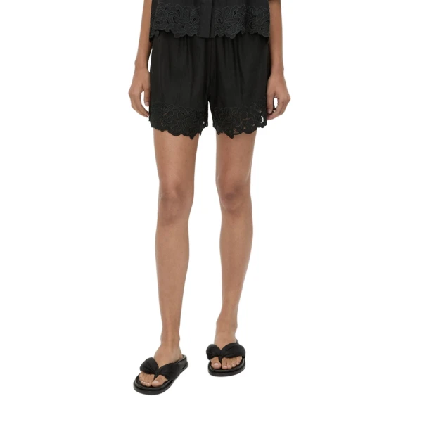 Camilla and Marc Chara Embroidered Short in Black