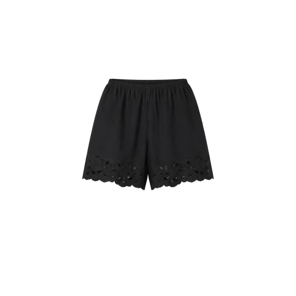 Chara Embroidered Short in Black