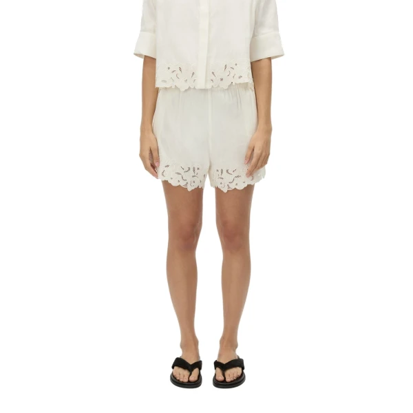 Camilla and Marc Chara Embroidered Short in Cream