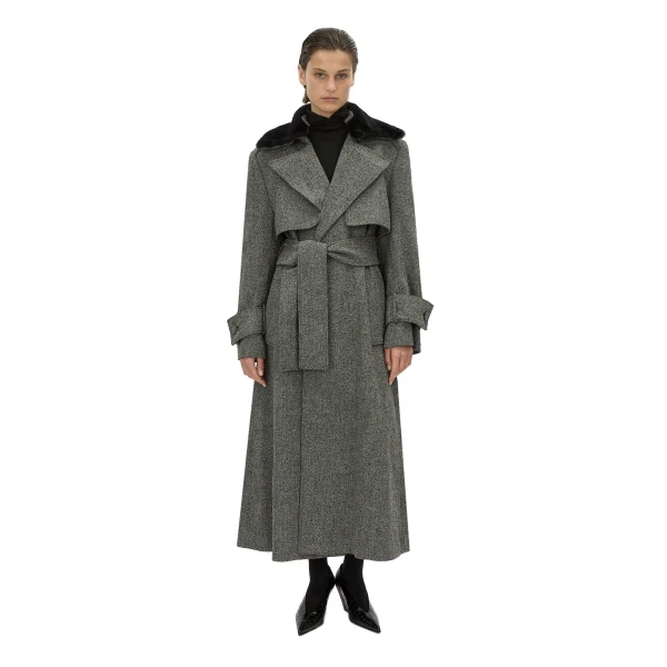 Camilla and Marc Cinder Coat in Charcoal