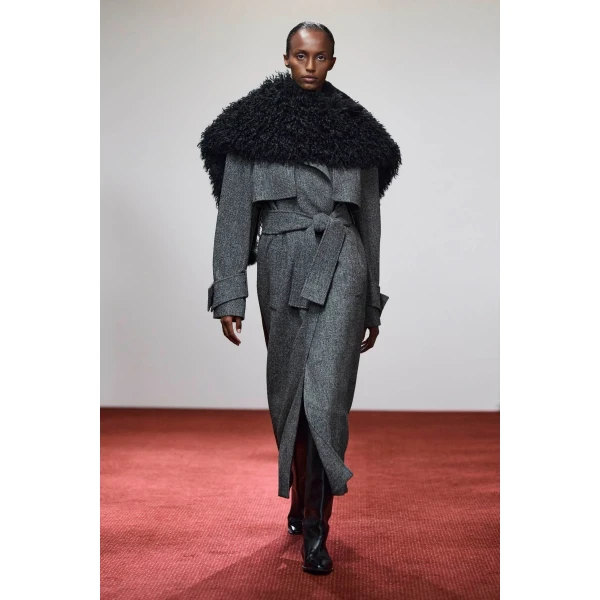 Camilla and Marc Cinder Coat in Charcoal