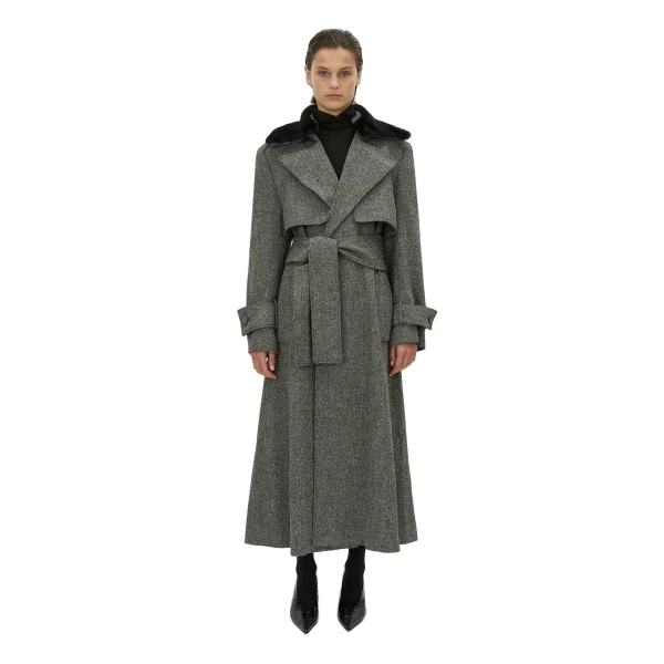 Camilla and Marc Cinder Coat in Charcoal