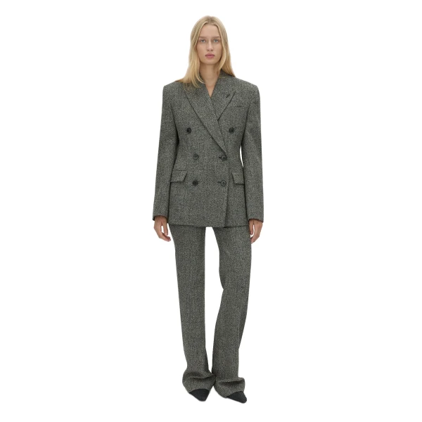Camilla and Marc Cinder Double Breasted Blazer in Charcoal