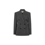 Camilla and Marc Cinder Double Breasted Blazer in Charcoal | Jackets | Luxury Shoes 