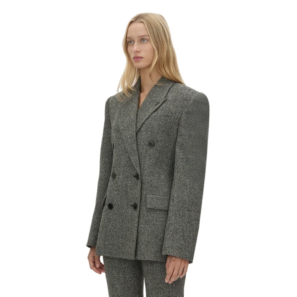 Camilla and Marc Cinder Double Breasted Blazer in Charcoal