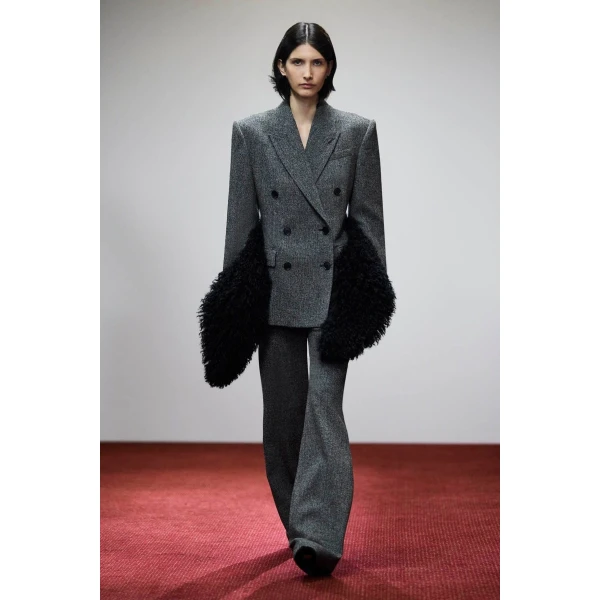 Camilla and Marc Cinder Double Breasted Blazer in Charcoal