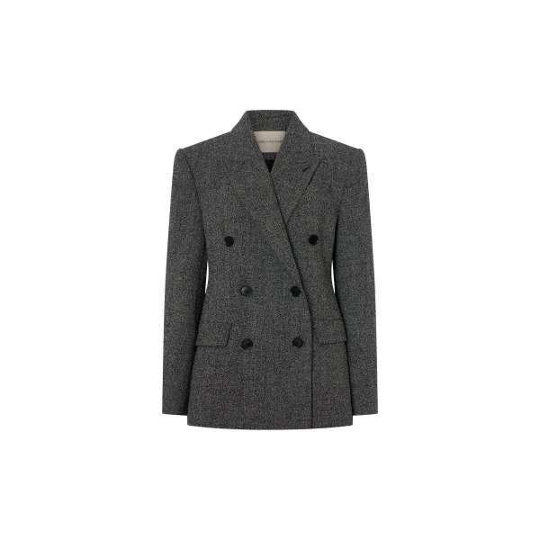 Camilla and Marc Cinder Double Breasted Blazer in Charcoal | Jackets | Luxury Shoes 
