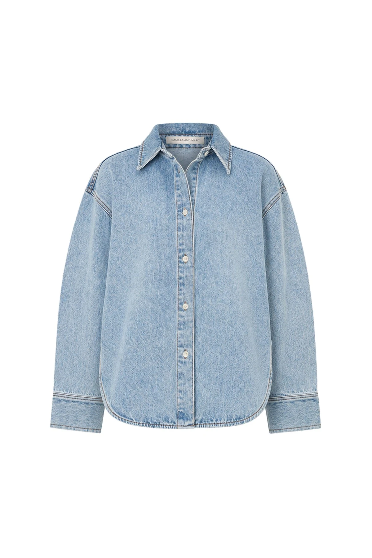 Camilla-and-Marc-Cody-Denim-Shirt-in-Light-Blue Camilla and Marc Cody Denim Shirt in Light Blue | Tops | Luxury Shoes