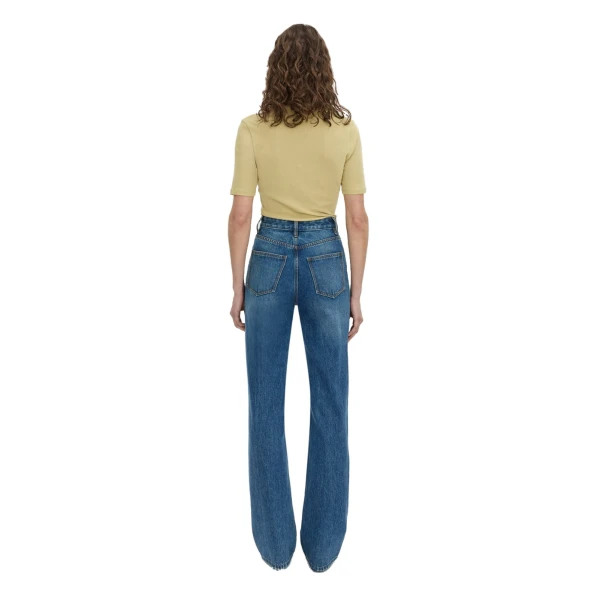 Camilla and Marc Dakota Elbow Sleeve Top in Lemongrass