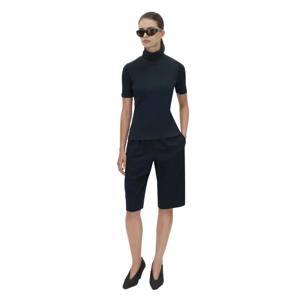 Camilla and Marc Dakota Elbow Sleeve Top in Navy