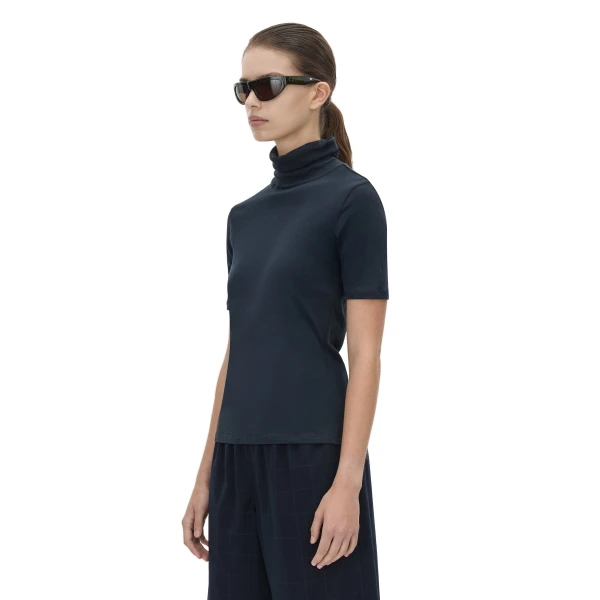 Camilla and Marc Dakota Elbow Sleeve Top in Navy