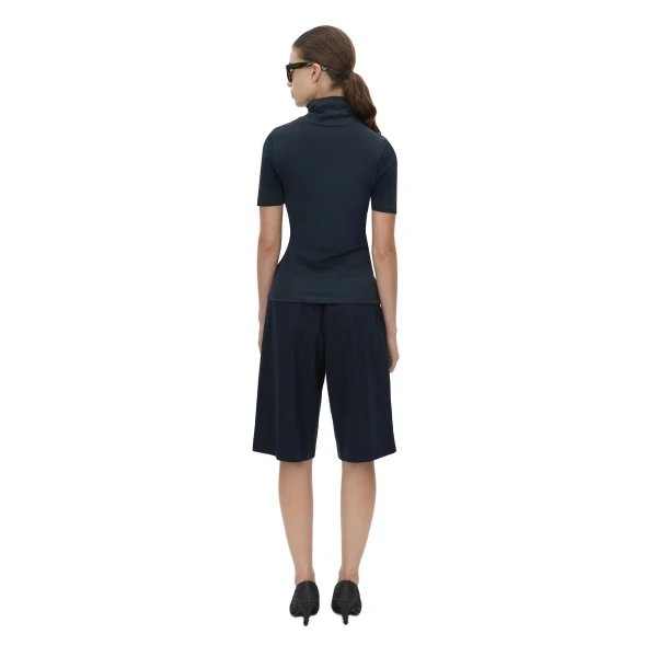 Camilla and Marc Dakota Elbow Sleeve Top in Navy