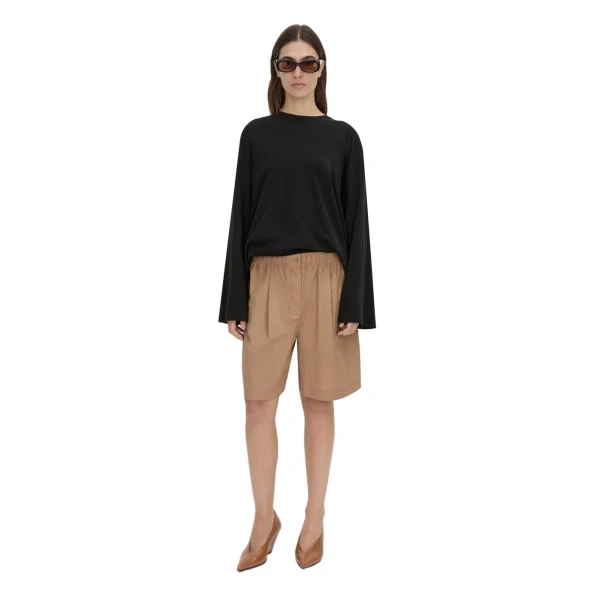 Camilla and Marc Dakota Relaxed Long Sleeve Top in Black