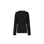 Camilla and Marc Dakota Relaxed Long Sleeve Top in Black | Tops | Luxury Shoes 