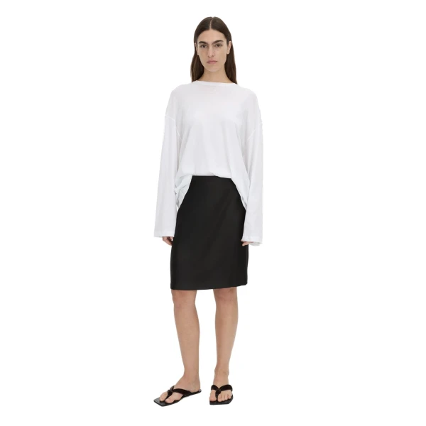 Camilla and Marc Dakota Relaxed Long Sleeve Top in Soft White