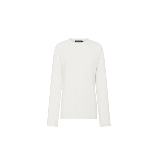 Camilla and Marc Dakota Relaxed Long Sleeve Top in Soft White | Tops | Luxury Shoes 