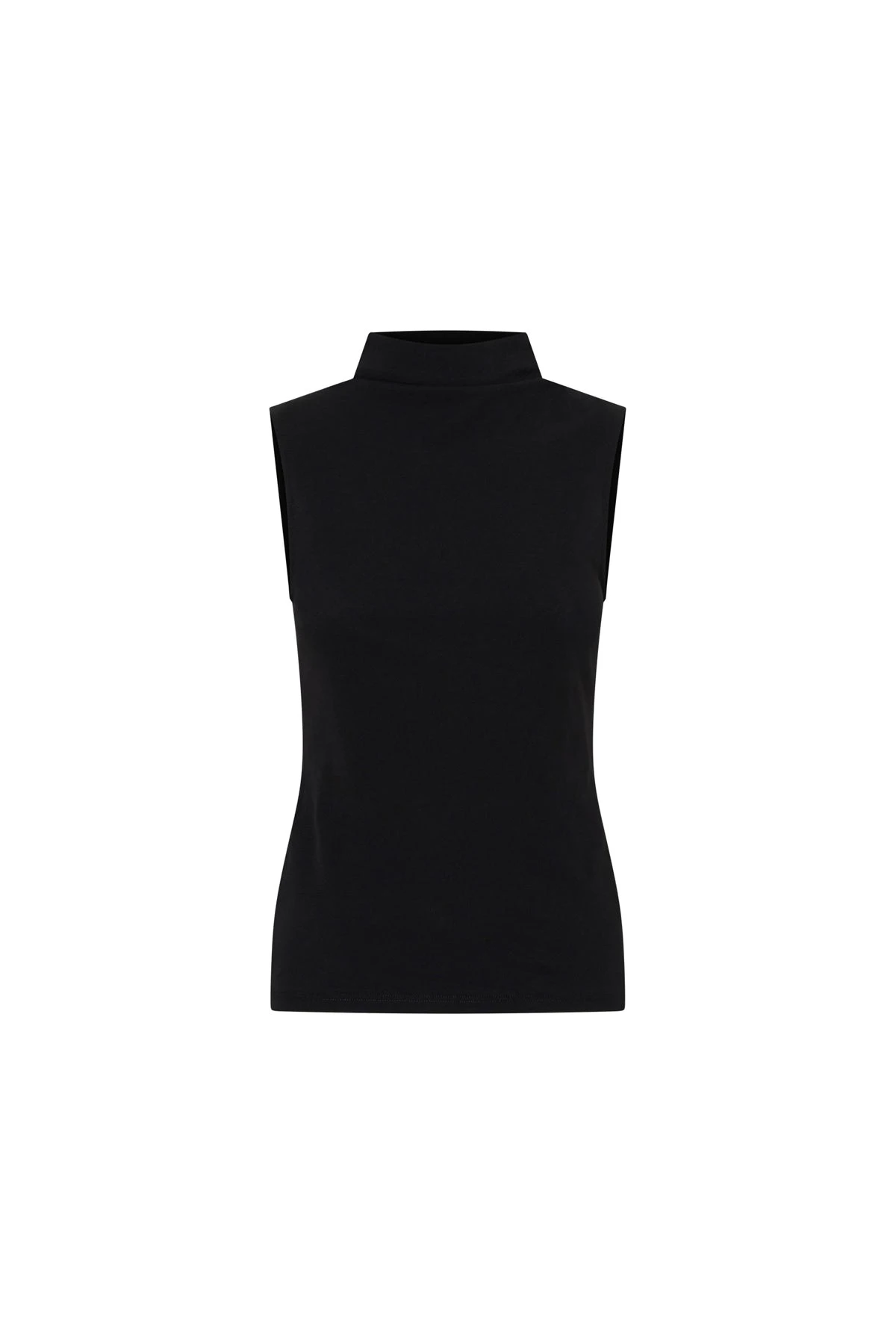 Camilla-and-Marc-Dakota-Sleeveless-High-Neck-Top-in-Black Camilla and Marc Dakota Sleeveless High Neck Top in Black | Tops | Luxury Shoes