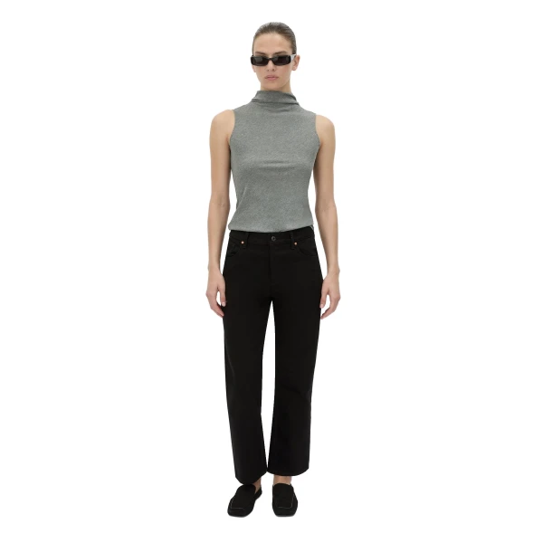 Camilla and Marc Dakota Sleeveless High Neck Top in Grey Marle