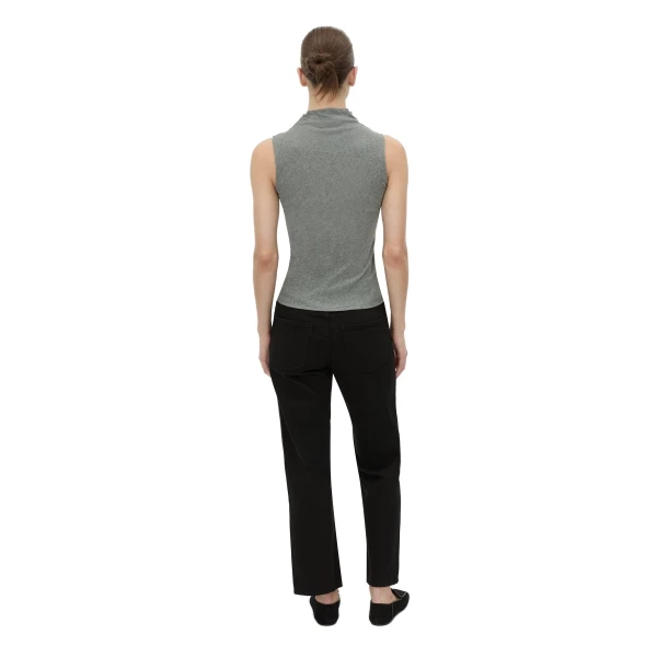 Camilla and Marc Dakota Sleeveless High Neck Top in Grey Marle