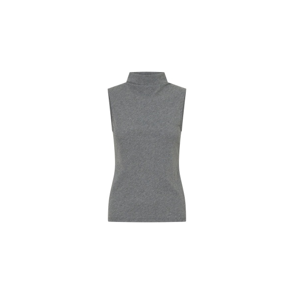 Camilla and Marc Dakota Sleeveless High Neck Top in Grey Marle | Tops | Luxury Shoes 