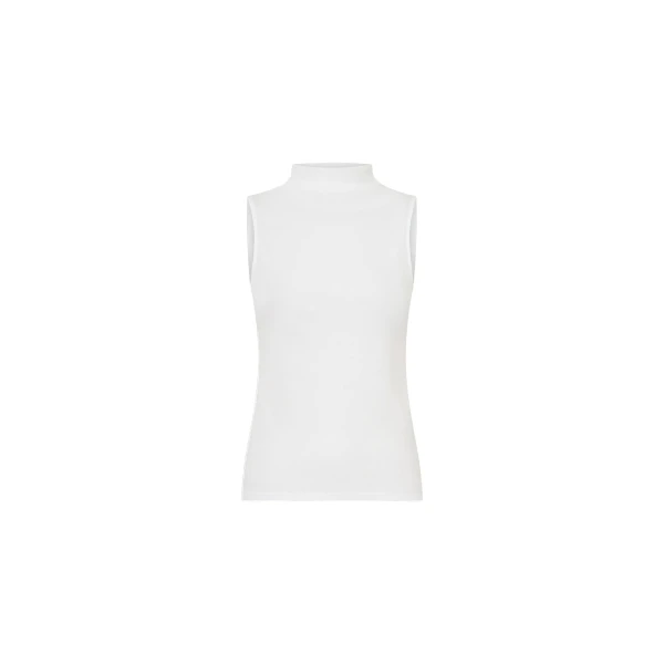 Camilla and Marc Dakota Sleeveless High Neck Top in Soft White | Tops | Luxury Shoes 