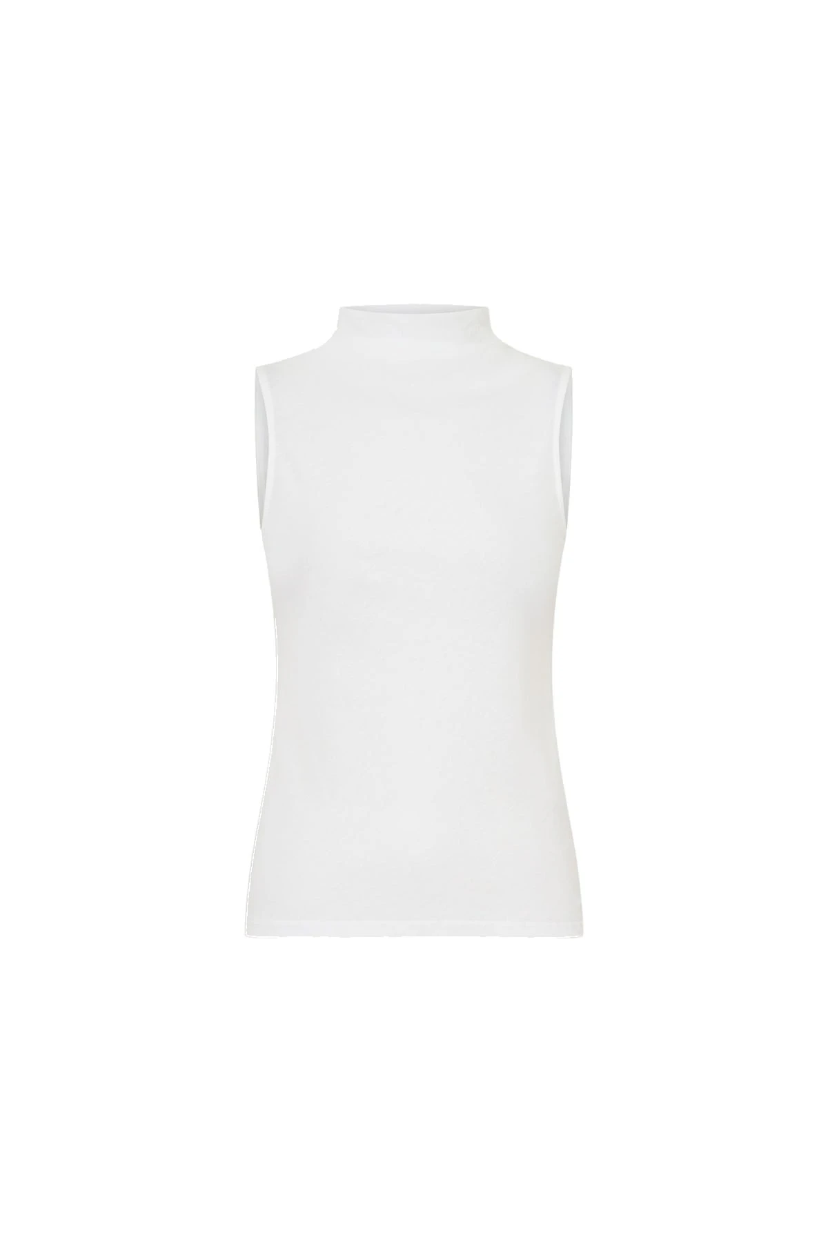 Camilla-and-Marc-Dakota-Sleeveless-High-Neck-Top-in-Soft-White Camilla and Marc Dakota Sleeveless High Neck Top in Soft White | Tops | Luxury Shoes