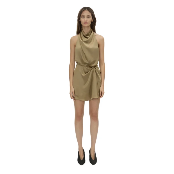 Camilla and Marc Delara Mini Dress in Moss Green